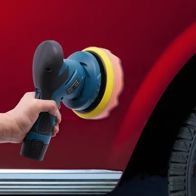 Car Wireless Buffer Polisher with Rechargeable 12V Lithium Battery and 6 Variable Speed Car