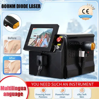 Epilator Laser 808 Diode Laser Painless Hair Removal Machine Permanent Ice Cooling System 3