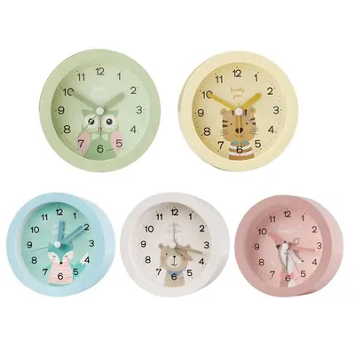 Alarm Clock For Kids Silent Sweep Seconds Alarm Clock For Kids Cartoon Small Alarm Clock With Light