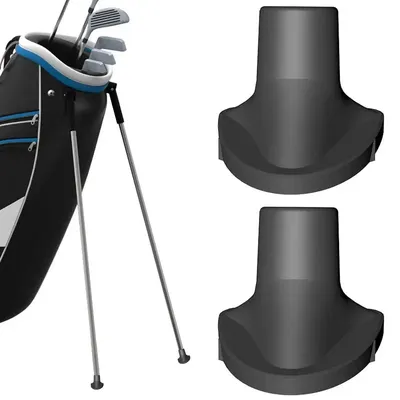 Universal Golf Bag Feet Replacement 2pcs Golf Bag Stand Rubber Feet Replace For Golf Bag Stand Golf