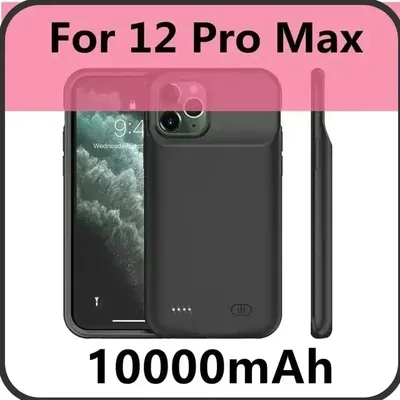 10000mAh Battery Case for Iphone 12 11 13 15 Pro Max Mini Power Bank Charger Cover for IPhone X S