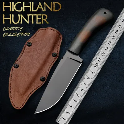 HUANGFU High quality fixed blades, outdoor straight knives, wilderness survival knives, men's