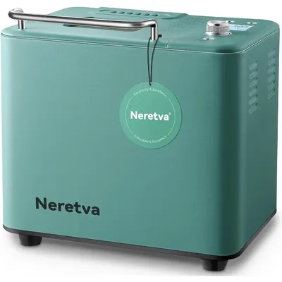 Neretva Bread Maker, [20-IN-1 & 2LB] Smallest Bread Machine Metal Material & Nonstick Ceramic Pan