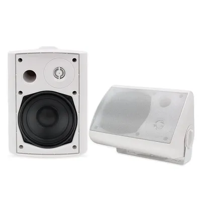 Herdio Outdoor Speakers 300 Watts 5.25 Inches Outdoor Speaker Waterproof For Patio Indoor Outdoor