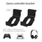 New 2PCS For PS5 Game Controller Holder Headphone Headset Holder Hanger For Playstation 5 For Xbox