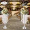 10Pcs Wedding Centerpieces Props Flower Stand on Floor Luxurious Crystal Tall Metal Flower