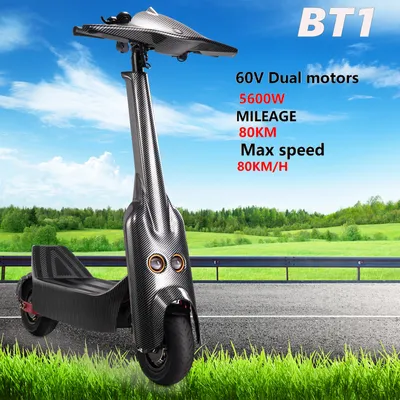 SONGZO BT1 New Electric Scooter 5600W 11 Inch Adult Electric Scooter Top Speed ​​80KM/H 60V 30AH