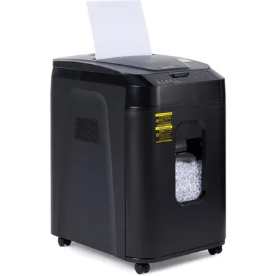 150 Sheet Autofeed Micro Cut Paper Shredder, Black