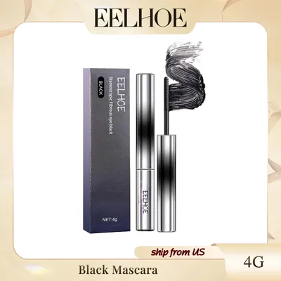 Eelhoe Black & Brown Mascara Moisturizes Eyebrows Eyelashes Promote Eyelash Growth Thick Natural
