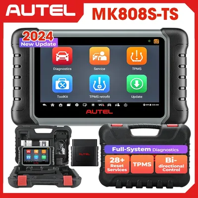 Autel MaxiCOM MK808S-TS TPMS Diagnostic Tools TPMS Relearn Tool Bi-Directional Car Scanner PK