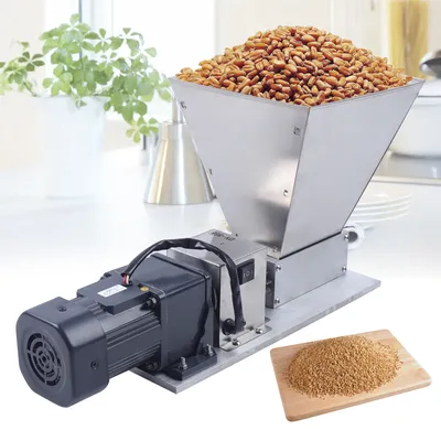 High Quality Home Coffee Bean Grinder W/ Stainless knurled knobs Electric Grain Barley Mill Crusher