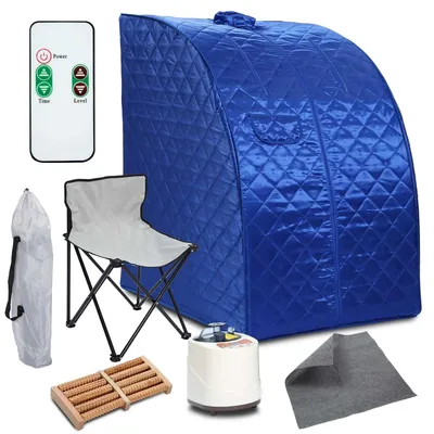 Portable 2L Steam Sauna Tent With Steam Pot Spa Slimming Loss Weight Full Body Detox Therapy