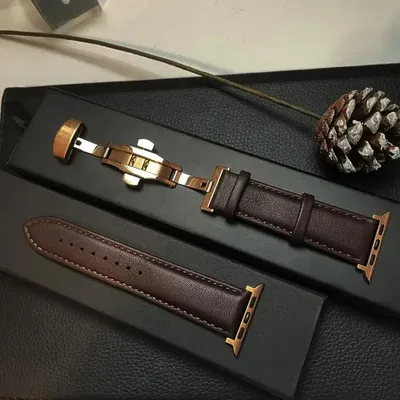 Genuine Leather straps For Apple watch SE 10 46/42mm band 44mm 45mm 38/40/41mm bracelet iwatch