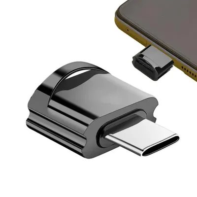 New USB 3.1 Type C To Mi-croSD TF Adapter Cardreader High Speed Card Reader Smart Memory Card Reader