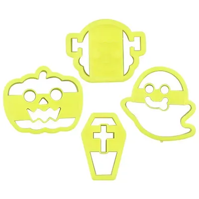 Biscuit Cutters Halloween Biscuit Stamps Set Halloween Baking Biscuit Sandwich Cookie Mold For Cake