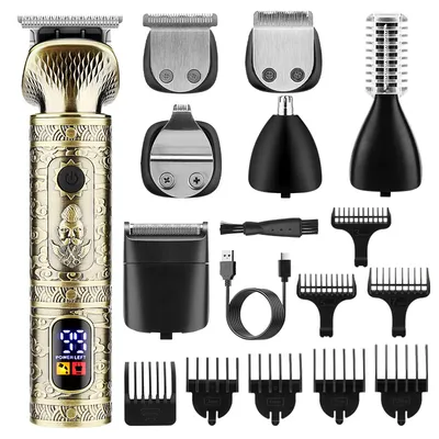 Beard trimmer set professional hair clipper trimmer electric shaver men's shaver nose body trimmer