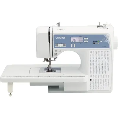 Sewing and Quilting Machine, Computerized, 165 Built-in Stitches, LCD Display, Wide Table, 8