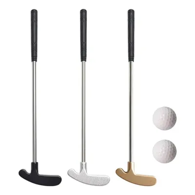 Mini Golf Putter Zinc Alloy Head Golf Putters Golf Clubs Portable 2-Way Putter Anti-Rust Mini Golf