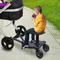 Glider Board Baby Stroller Kid Board Buggy Wheeled Board with Detachable Seat