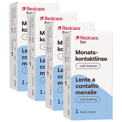 Redcare Monatslinse -3,25 4-er Set 4x1 St Kontaktlinsen Image