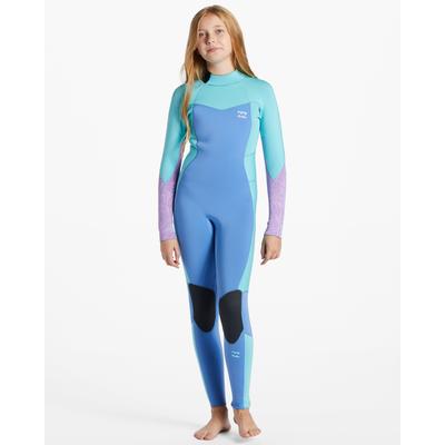 Neoprenanzug BILLABONG "4/3mm Synergy" Gr. 14, blau (ocean dream) Kinder Sportanzüge