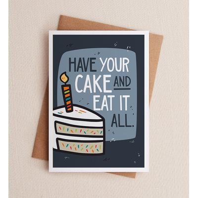 1-800-Flowers Birthday Delivery Have Your Cake & Eat It All Birthday Greeting Card