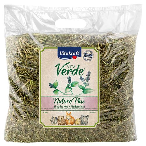 Sparpaket: 6x500g Vitakraft Vita Verde Timothy-Heu mit Pfefferminze Kleintier