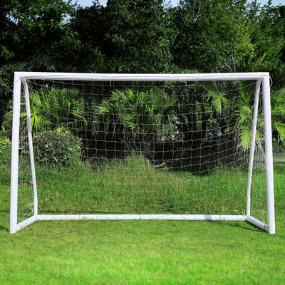 TEMU 10x6.5ft Soccer Set For Backyard, Youth Soccer With Weatherproof Upvc Frame, Soccer Nets, Carry Bag, Ground Stakes, Backyard Soccer