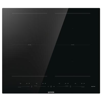 GORENJE Flex-Induktions-Kochfeld "GI 6442 BSCE", schwarz, B:59cm H:53cm T:52cm, Kochfelder, AreaFlex verbindet Kochzonen für gleichmäßiges Garen in großen Töpfen.