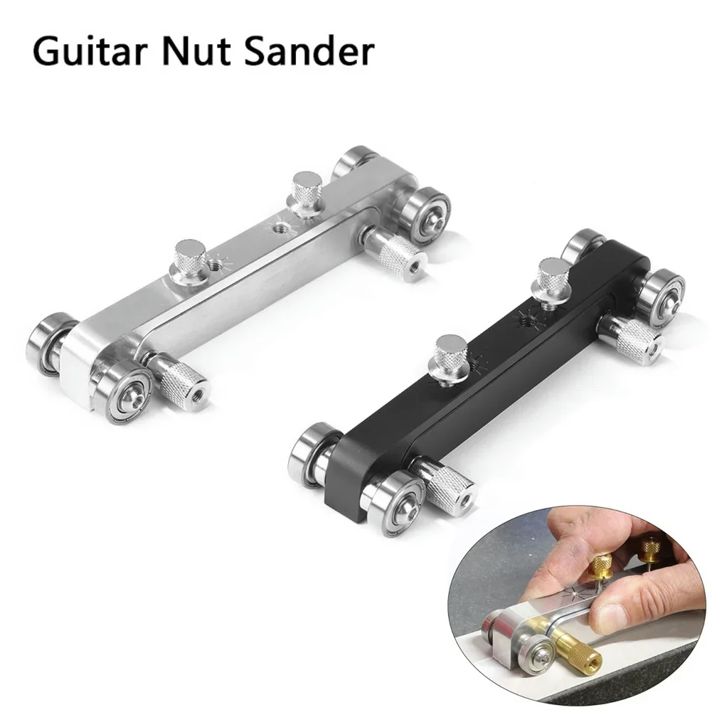 Gitarren brücken schleif schleifer verstellbarer Bass mutter Sattels chl eifer Gitarrenbauer für Zubehör für Bass präzisions instrumenten werkzeuge Image