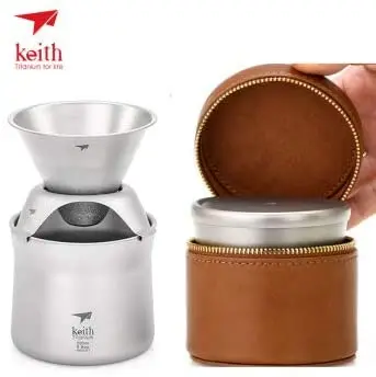 Keith titan ti3911 ultraleichte Kaffee maschine-benutzer definierte Premium-Ledertasche enthalten Image