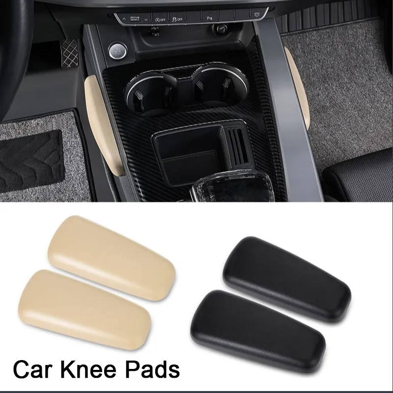 1/2 PCS Auto Schutz Pads Auto Beinstützen Knie Pads Auto Tür Control Bein Pads Universal Fuß Pads Auto innen Kissen Armlehne Image