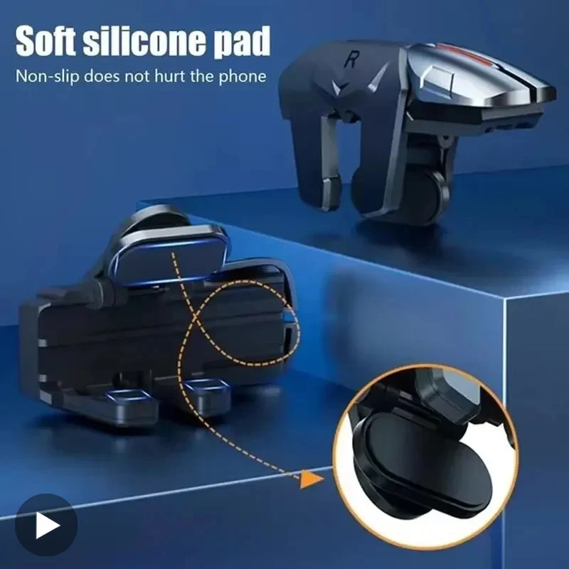 Mobile Trigger Pubg Handy Steuerung Für Android IOS Gamepad Joystick Controller Game Pad Gaming Zubehör L1 R1 Handy Image