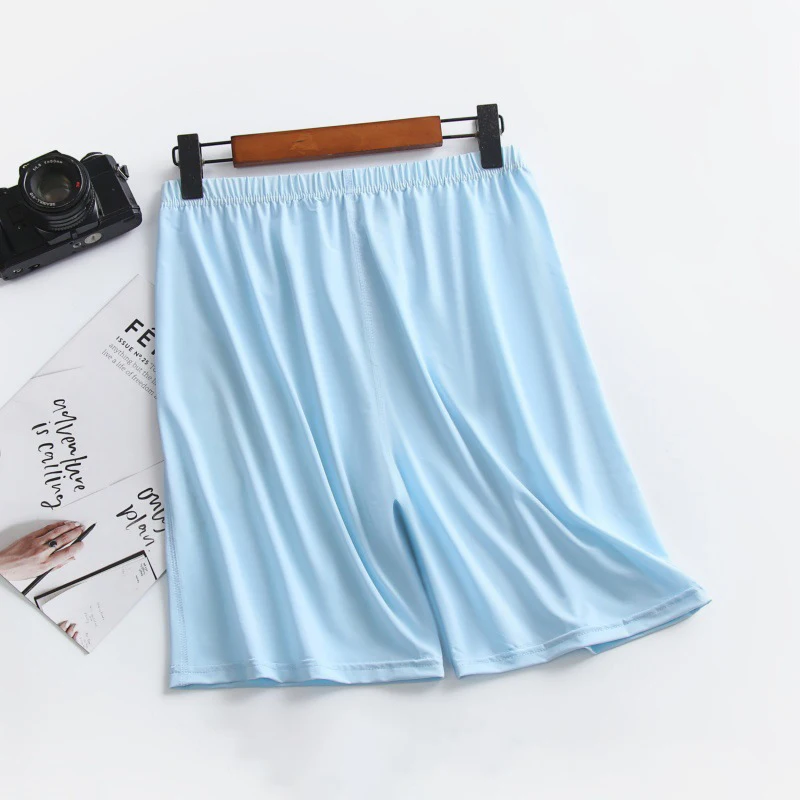 Eis Seide Sommer Große Größe männer Shorts Modal Casual Schlaf Hosen Dünnen Kühlen Lose Shorts Nachtwäsche Herren Schlaf Bottoms homewear Image