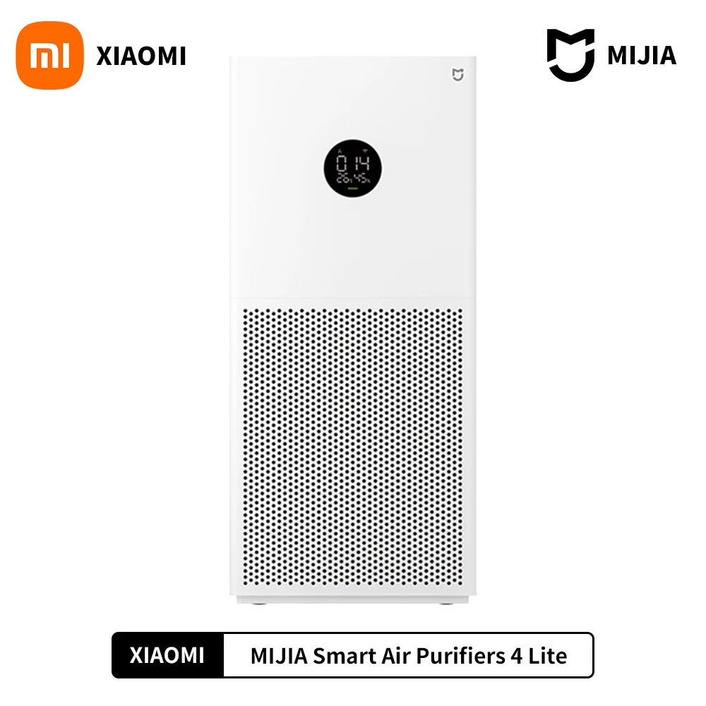 NEUER XIAOMI Smart Air Purifier 4 Lite LED-Display Vierfache Reinigung Aldehyd-Entfernung Heimluft-Ionisator 35,8dB(A) Geräuscharm Image