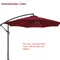 Sun Terrace Beach Umbrella garden parasol Patio Dia 2-3Meter Anti-UV Polyester Cloth Pool Outdoor