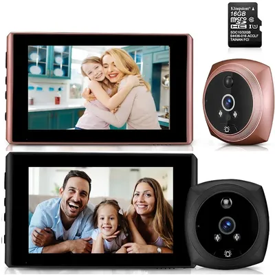 New 4.3 Inch Doorbell Peephole Video Camera Video-eye Motion Detection Monitor Digital Doorbell Door