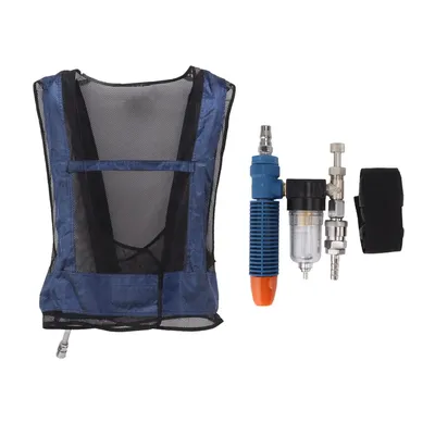 Cooling Vest for welding - Compressed Vortex Tube Waistcoat for High-Temperature Work Environment