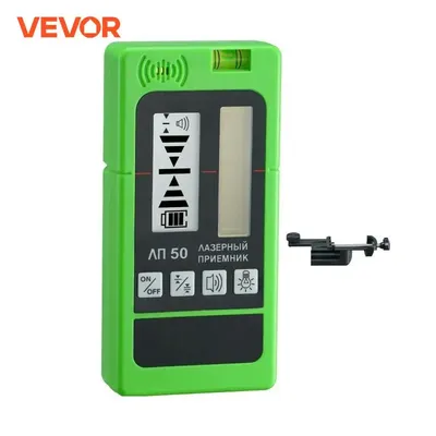 VEVOR Laser Receiver for Laser Level 197 ft Working Range Green Laser and Red Beam Detector for