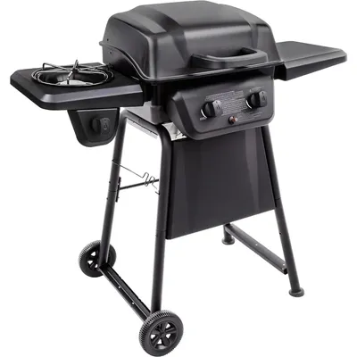 BBQ Grills, Convective 2-Burner with Side Burner Propane Gas Stainless Steel Grill,Outdoors Large