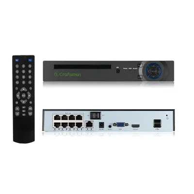 New 4K 8ch POE NVR Support 16ch 4K Network Video Recorder H.265+ Onvif 1 HDD 24/7 Recording IP