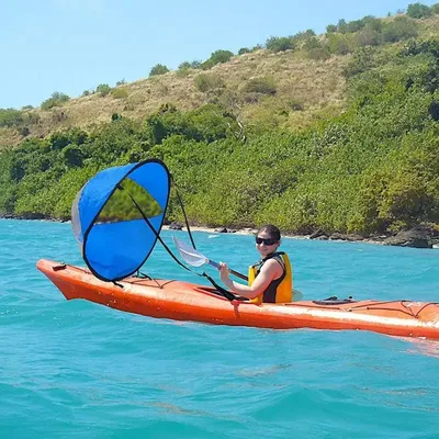 Wind Sail For Paddle Board Windsurfing Sails Paddleboard Kayak Sails With Clear Window Portable Paddle Board Shade Boating