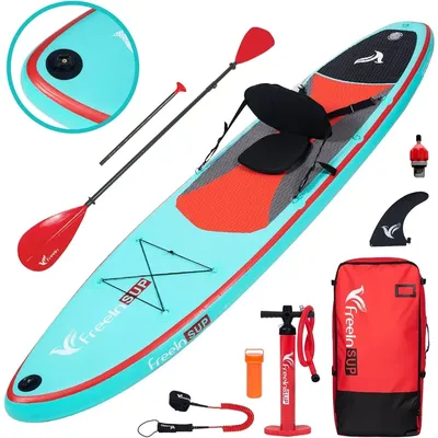 Stand Up Paddle Board Kayak SUP Inflatable Stand up Paddle Board SUP 10'/10'6”x31 x6, 2 Blades