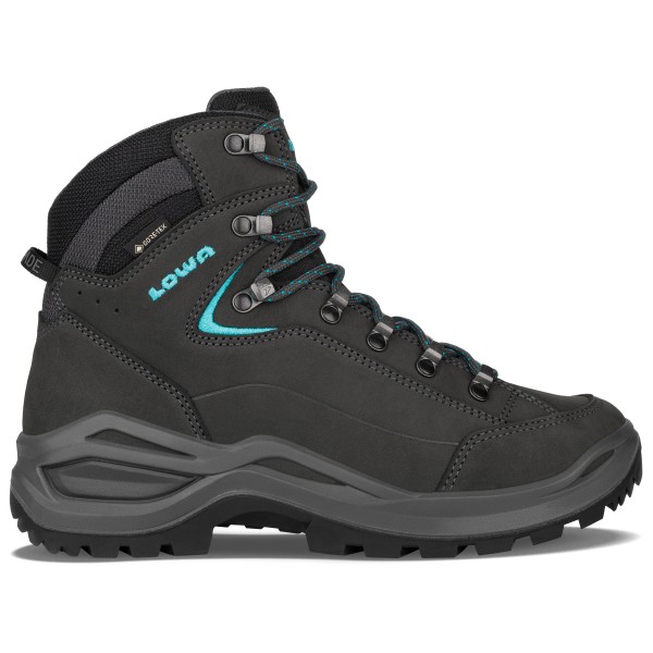 Lowa - Women's Renegade Evo GTX Mid Wide - Wanderschuhe 40 - Wide | EU 40 grau/schwarz