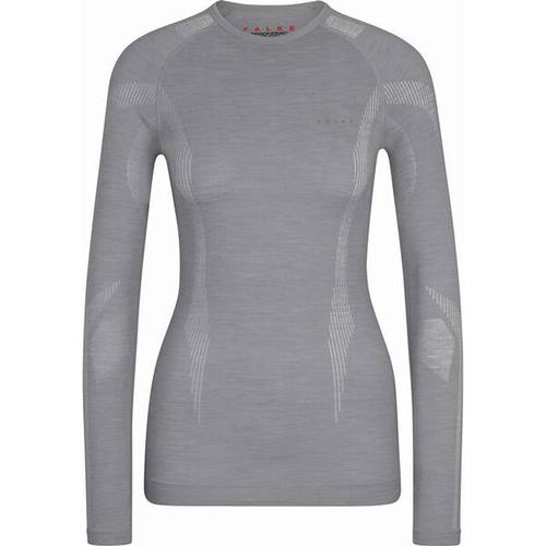 FALKE Damen Unterhemd WT Longsleeve w, Größe XL in Grau