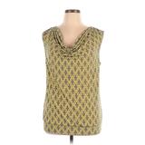 Banana Republic Factory Store Sleeveless Top Yellow Cowl Neck Tops - Women's Size X-Large