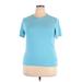 Polo by Ralph Lauren Active T-Shirt: Blue Activewear - Women's Size 18