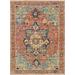 "Pasargad Home Serapi Collection Hand-Knotted Rust Wool Area Rug- 9'10"" X 13'11"" - Pasargad Home ph-6 10x14"