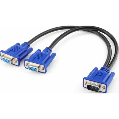 Start - VGA-Splitterkabel, Dual-Monitor, VGA-Y-Kabel, 1 Stecker auf 2 Buchsen, Konverter-Adapter, Image