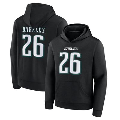 Philadelphia Eagles Name und Nummer Grafik Hoodie - Saquon Barkley 26 - Jugendliche Image